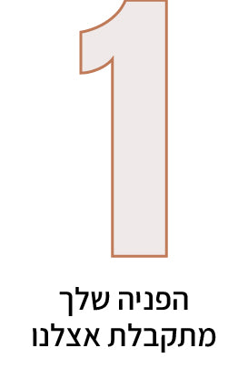 הפניה שלך מתקבלת אצלנו