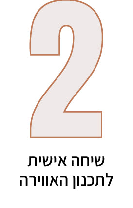 שיחה אישית לתכנון האווירה 